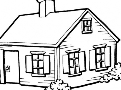 House Coloring Pages on House Coloring Pages 9